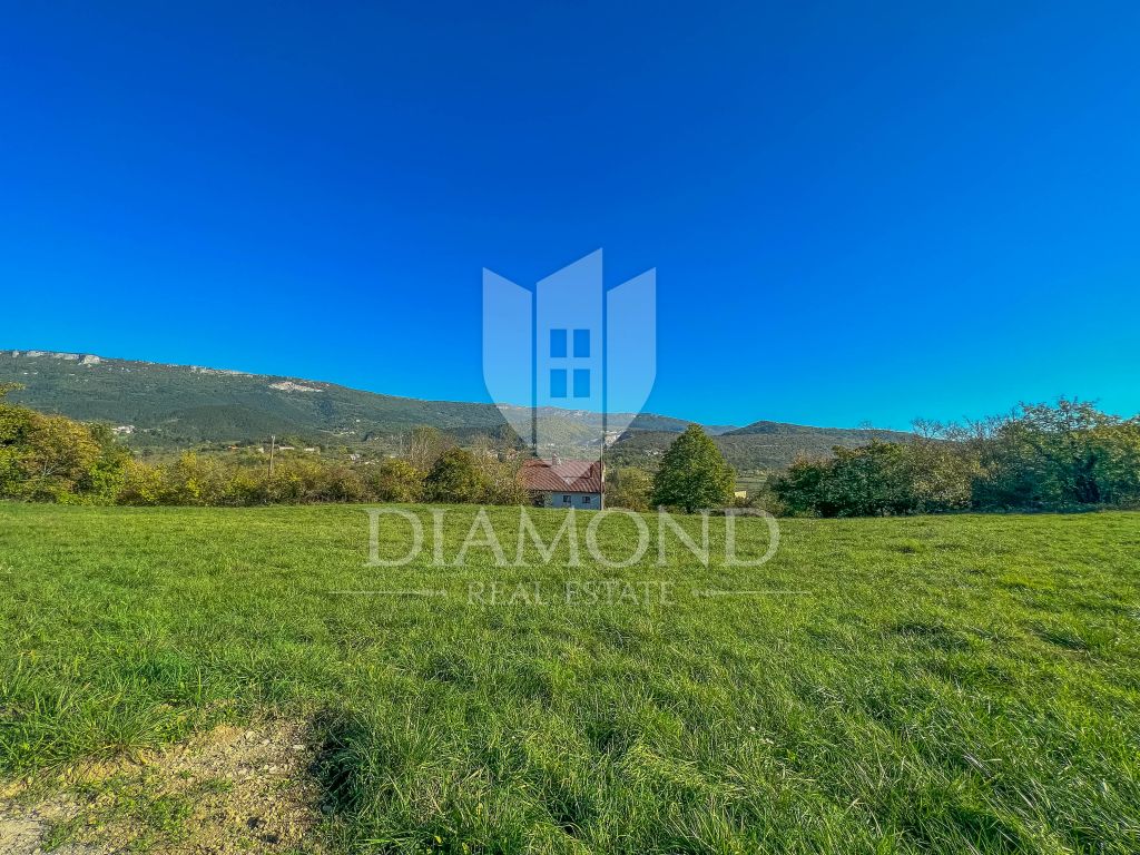 Buzet, land in a quiet location with a project and an open view!