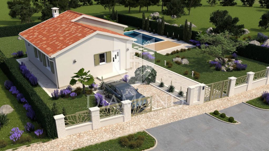 Istra, Labin, nova kuća za odmor sa bazenom
