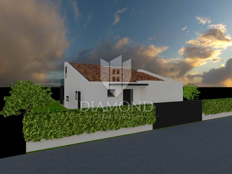 Vodnjan, land with a project and a sea view