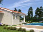 Istra, Labin, nova kuća za odmor sa bazenom