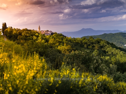 Le bellezze dell'Istria - la città vecchia di Labin
